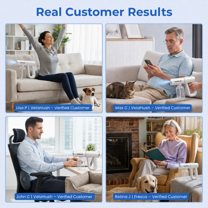 VelaHush customer results