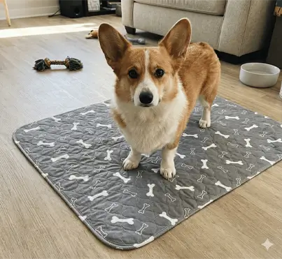 Dog pad lifestyle reference
