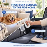 VelaHush from sofa to car