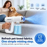 VelaHush sofa misting demonstration